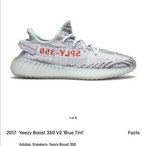 Yeezys 350 Blue Tint